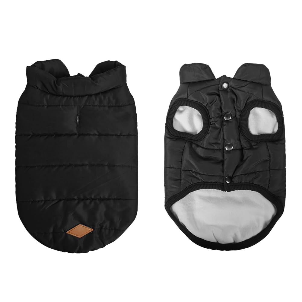 TQFlow warm dog coat back view highlighting full coverage for active dogs