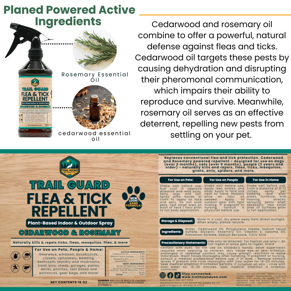 Trail Guard household pest control image highlights 3-in-1 nature-powered approach.