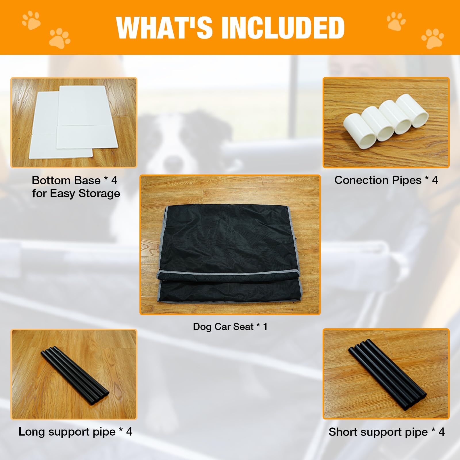 Tranquitas dog car seat easy-install-removal simplifies quick setup for busy owners.