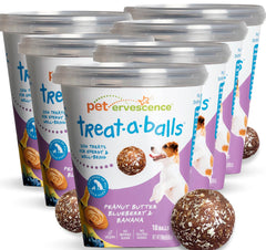 TREAT-A-BALLS chewy dog treats close-up showing soft texture for easy chewing