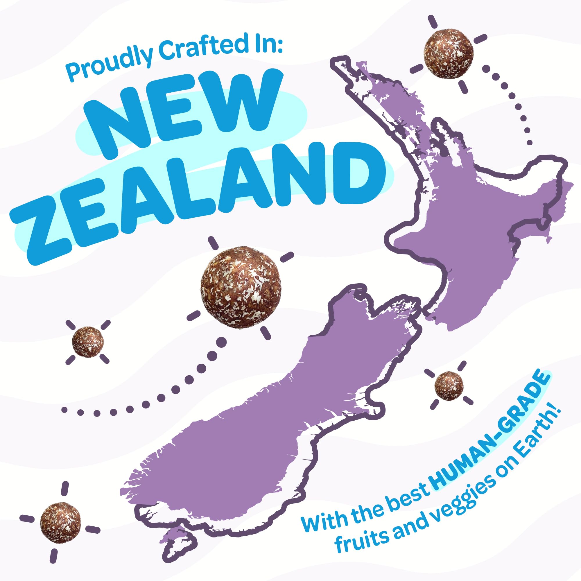 TREAT-A-BALLS gluten-free non-GMO option supports diverse diets