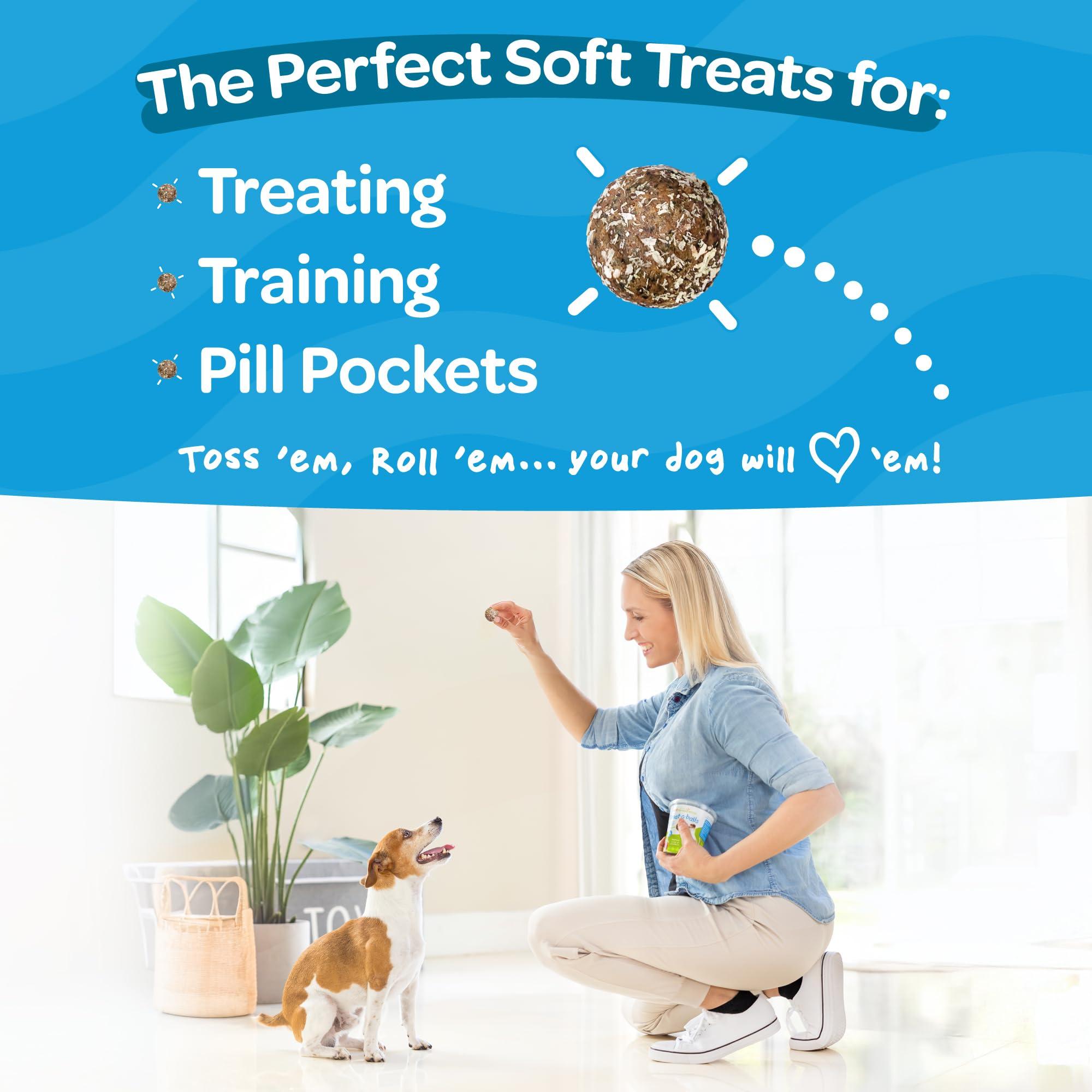 TREAT-A-BALLS made in New Zealand label signals human-grade quality and trustworthy sourcing