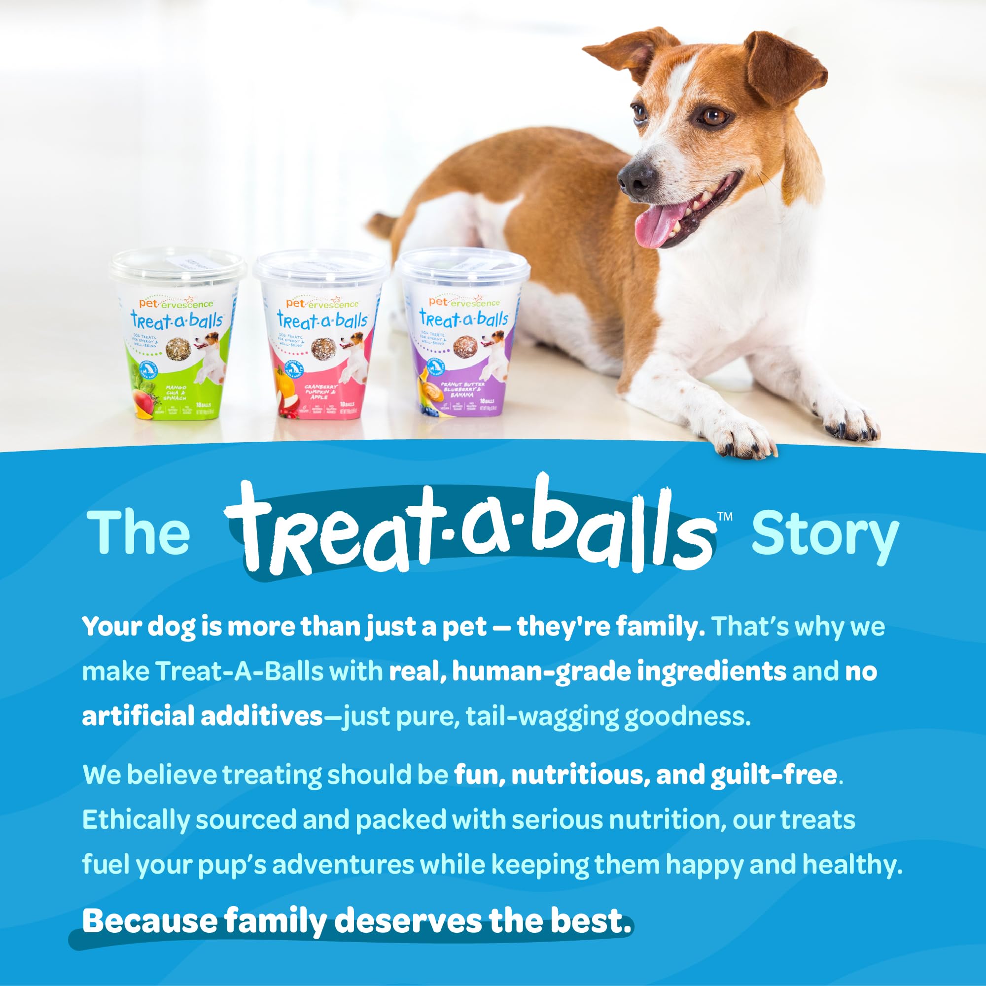 TREAT-A-BALLS mango-spinach-chia snack closeup showcases fruity flavors and fiber-rich benefits