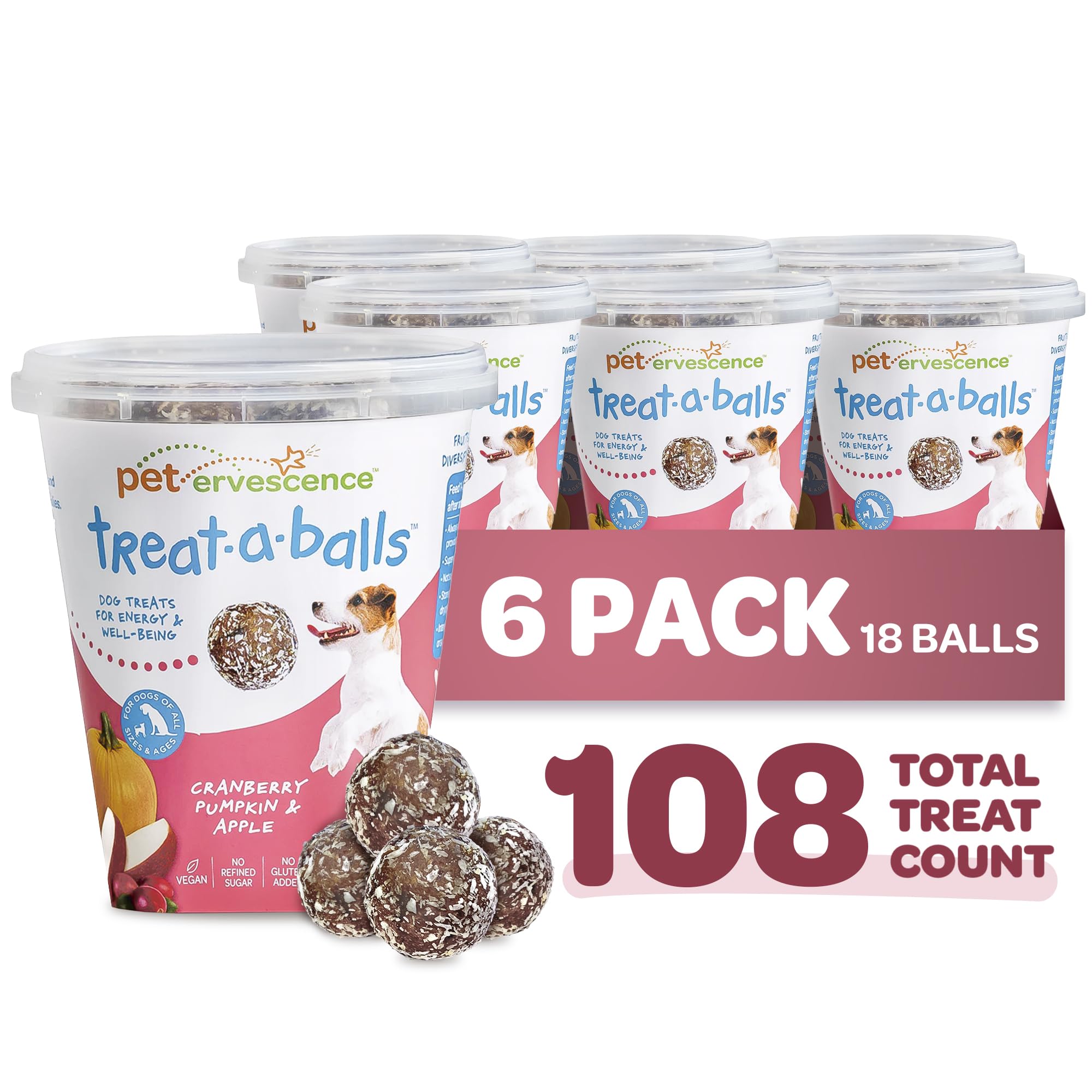 TREAT-A-BALLS soft-chewy treats close-up—appealing texture dogs enjoy during training.