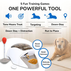 Treat&amp;Train extendable wand used for versatile training with or without the base.