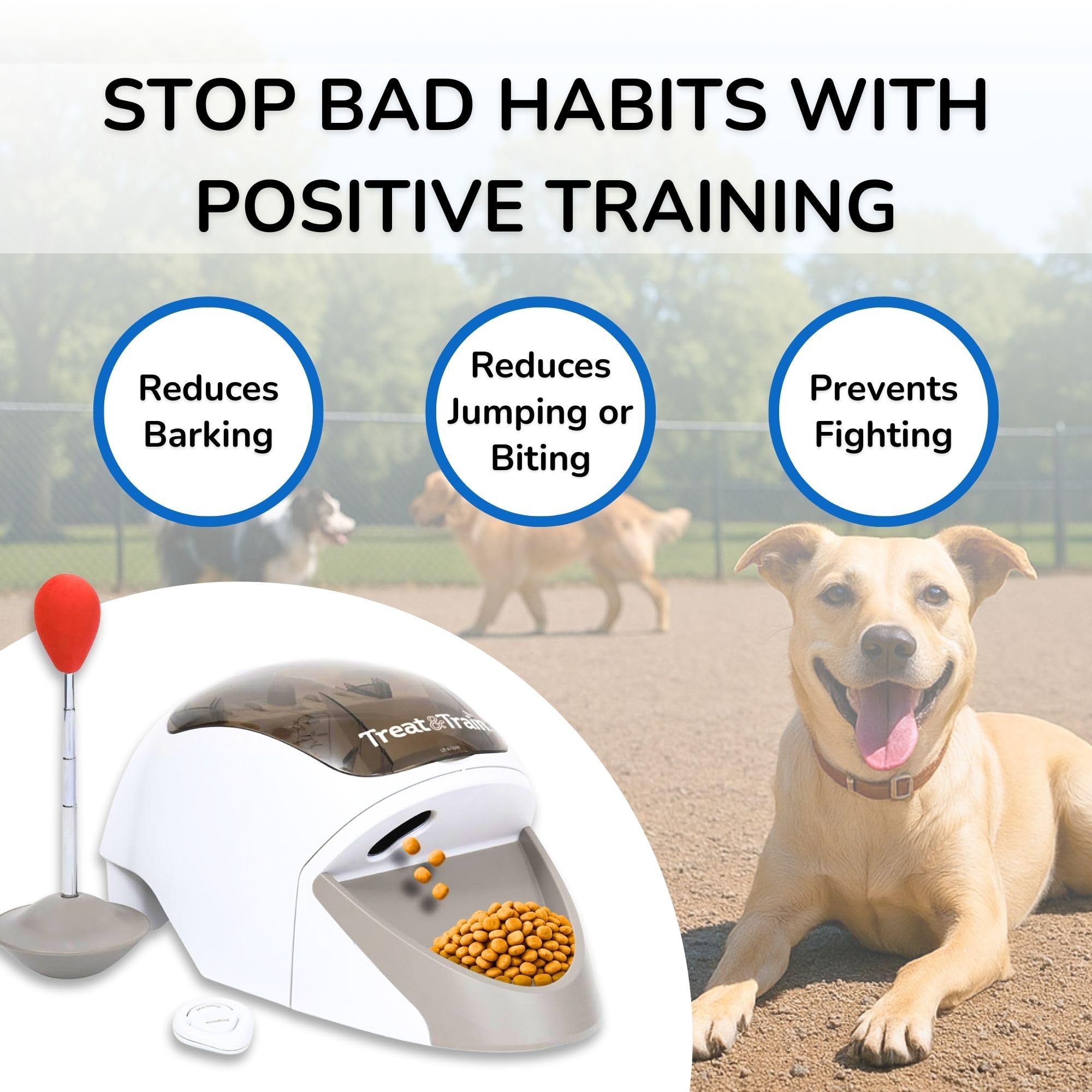 Treat&amp;Train instruction booklet guides easy, structured training steps for success.