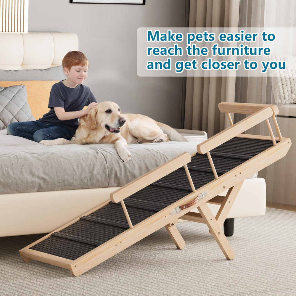 Tresbro Dog Ramp pre-assembled design enables quick setup.