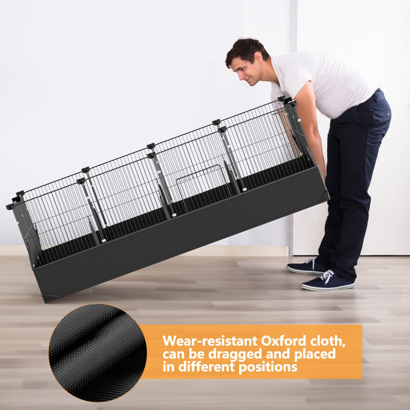 Tresbro Guinea Pig Cage Liner pairs with C&C grids for flexible multi-pet habitats.