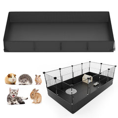 Tresbro Guinea Pig Cage Liner with one-hand release hook enables quick setup and secure fit.