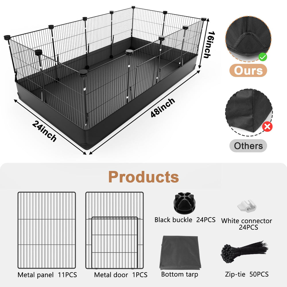 Tresbro triple-reinforcement maintains enclosure stability during playtime