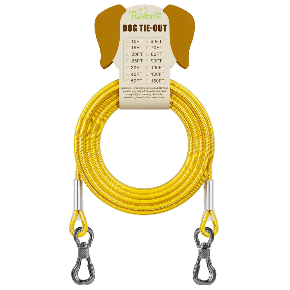 Tresbro outdoor tie-out for camping or park activities keeps dogs secure while you relax.