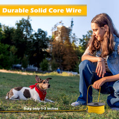TRESSON polyethylene jacketed wire protects copper core against moisture.