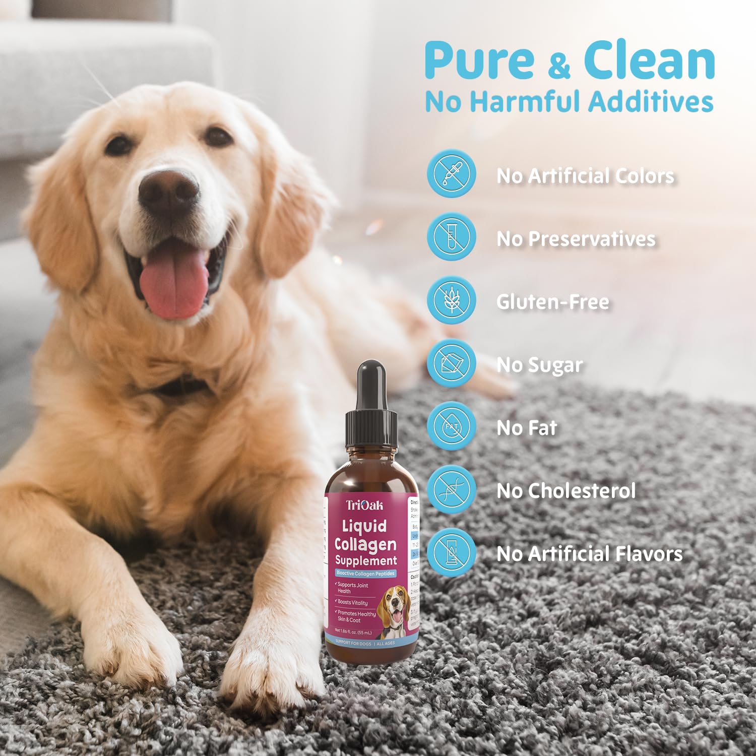TriOak drops easy dosing for weight-based schedules and daily administration