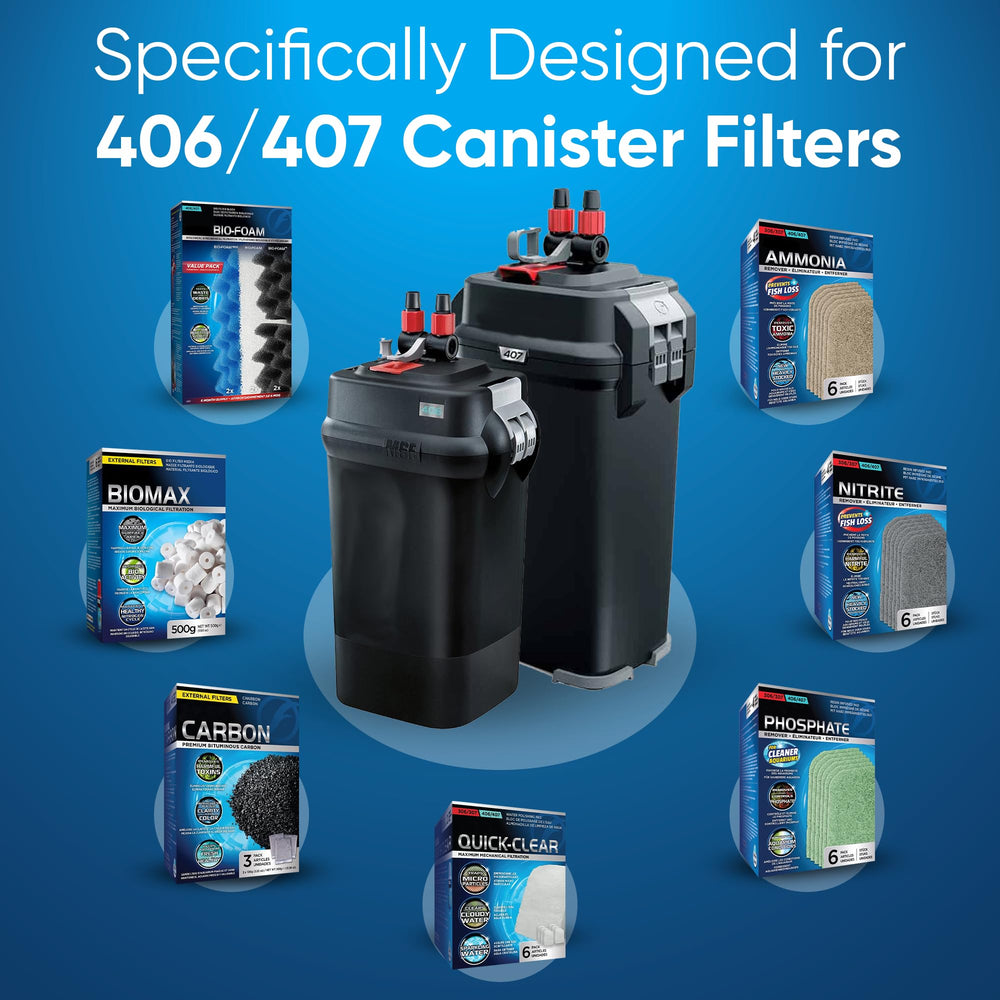 Trident Nova filter media bags for easy organization and maintenance.