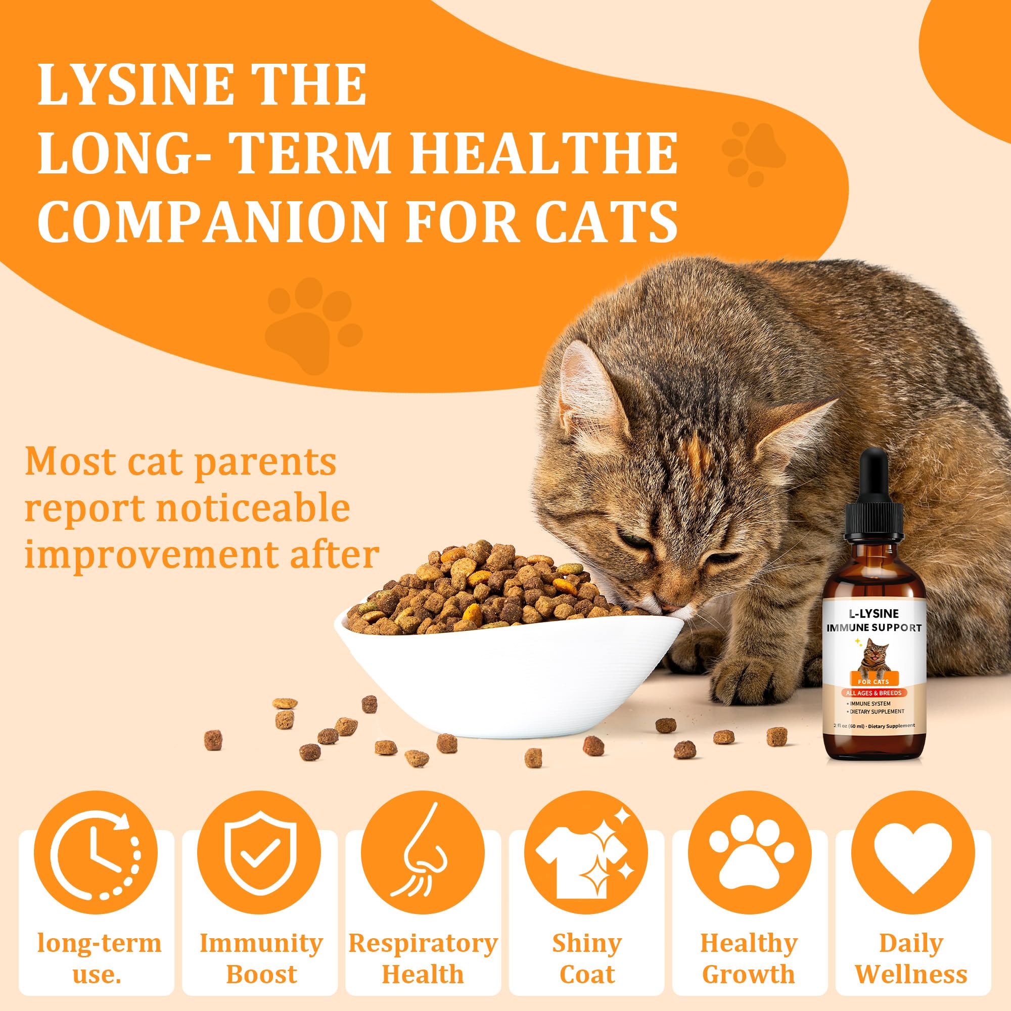 Trihood L-Lysine drops measuring cap aids precise daily dosage