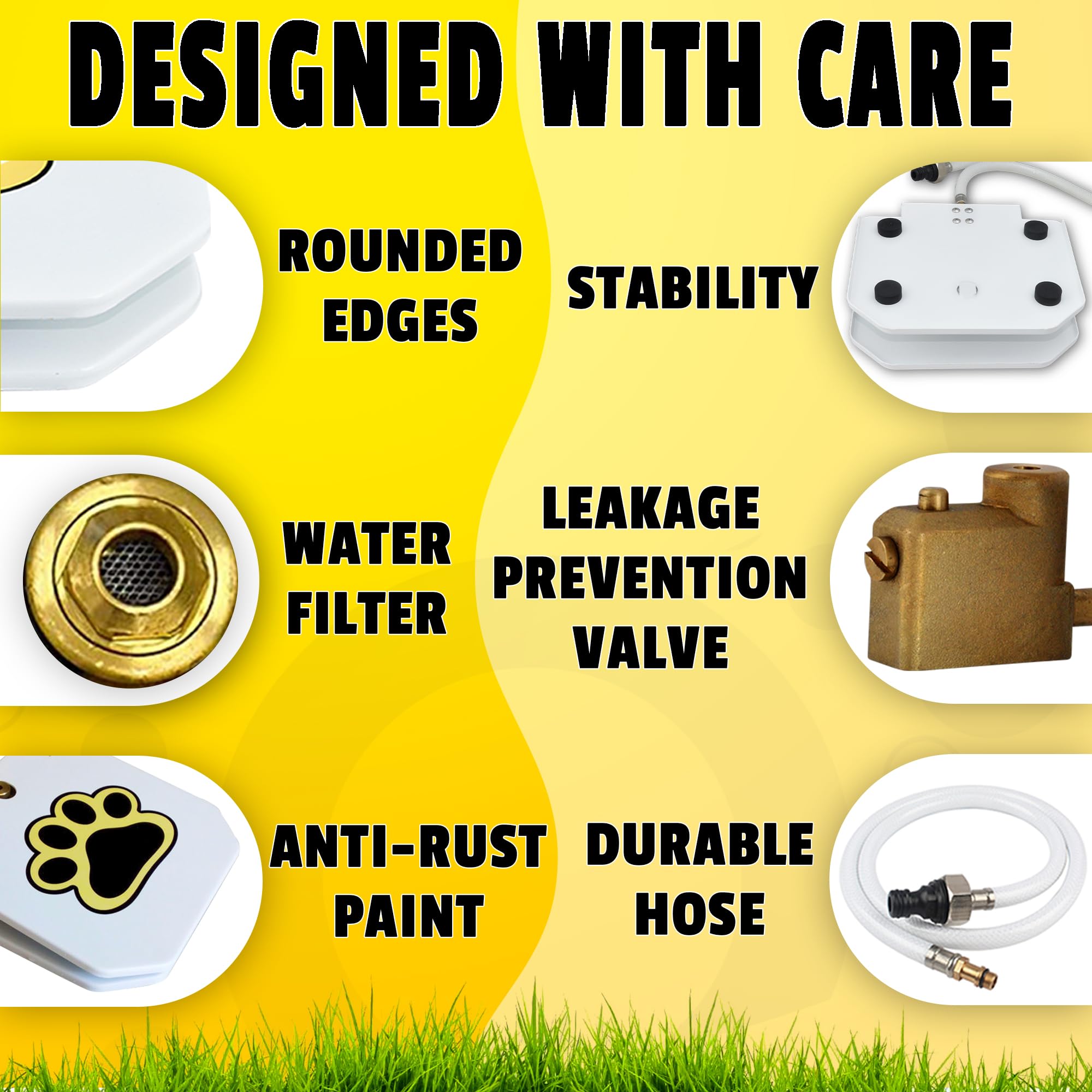 Trio Gato leak-proof copper valve ensures reliable flow with minimal maintenance.