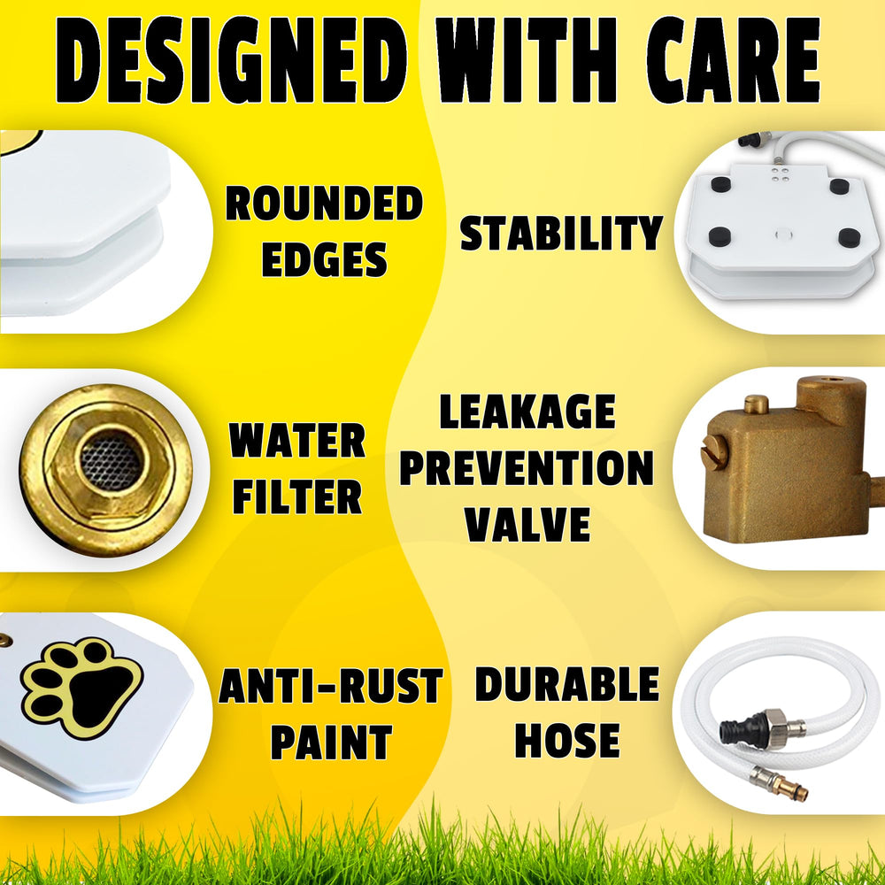 Trio Gato leak-proof copper valve ensures reliable flow with minimal maintenance.
