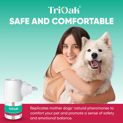 TriOak dog-calming-refills-4x-48ml ensures continued pheromone support