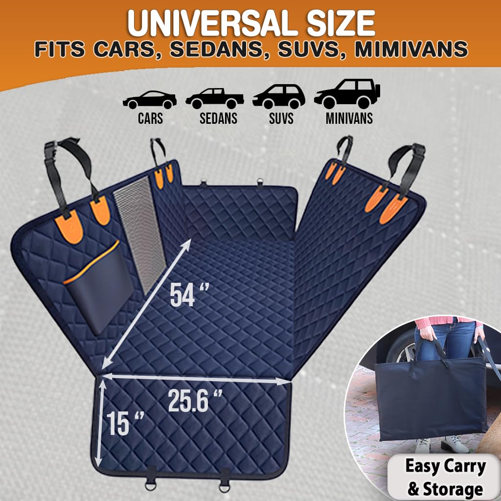 Trio Gato back seat extender in-car-use shown in an SUV to keep interior clean.