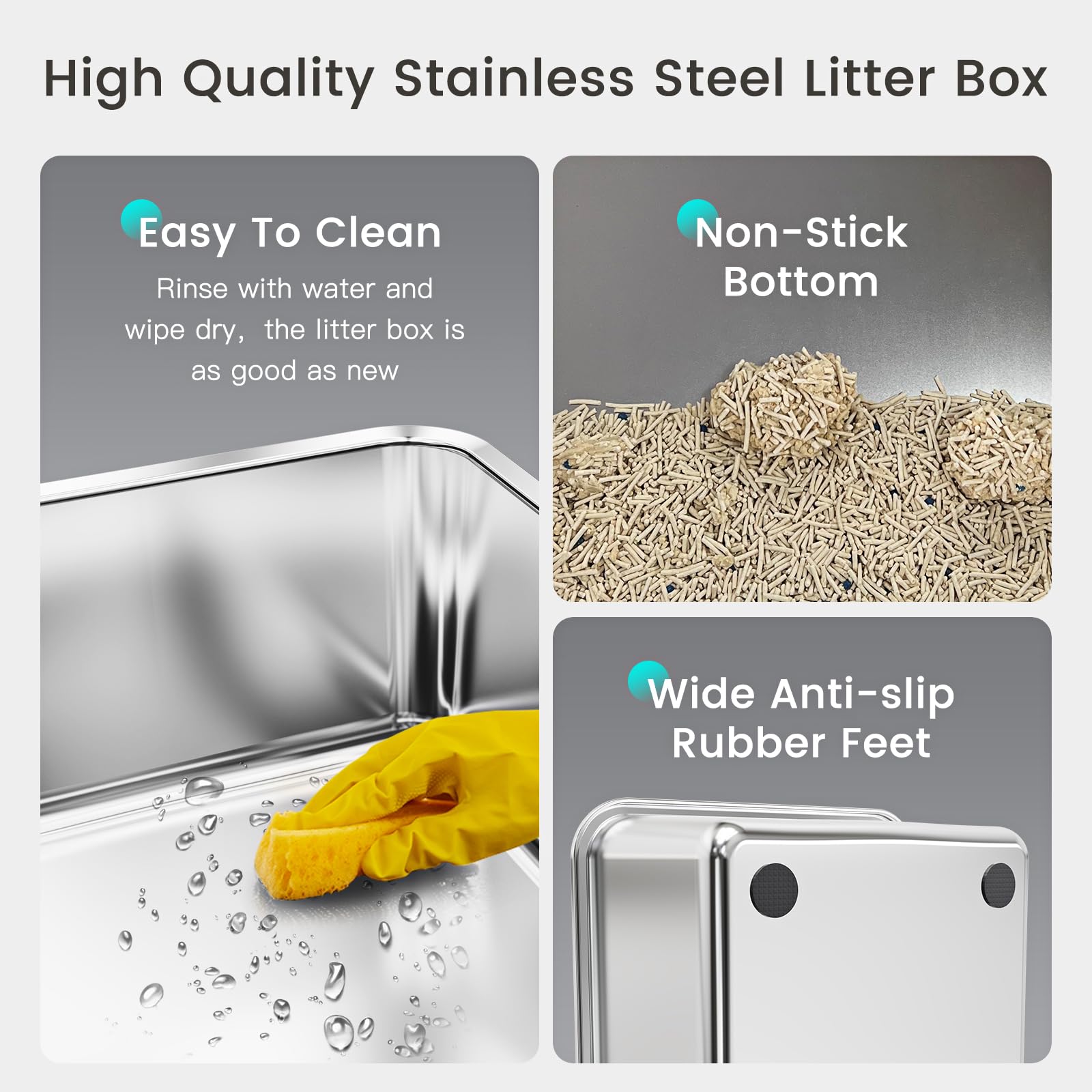 Tripamin XXL high-sides with lid provide strong containment during rambunctious duties.