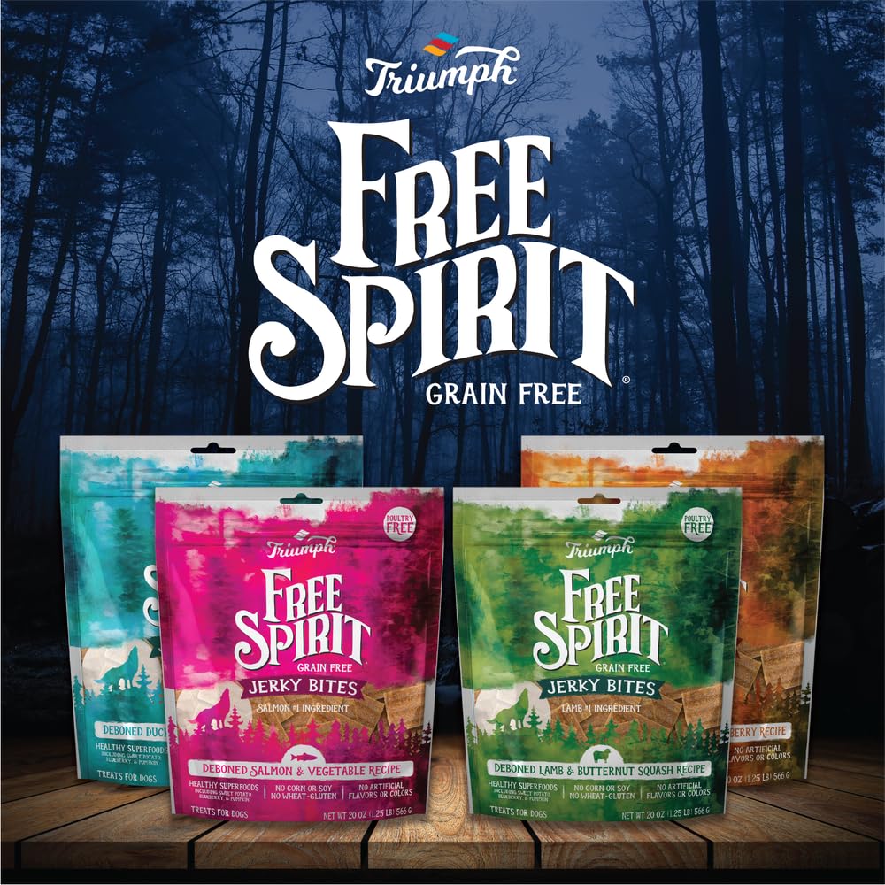 Triumph Free Spirit Jerky Bites made in the USA—quality you can trust.
