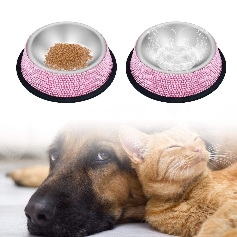 Triumilynn 640ml capacity pet bowls keep water or kibble neatly contained