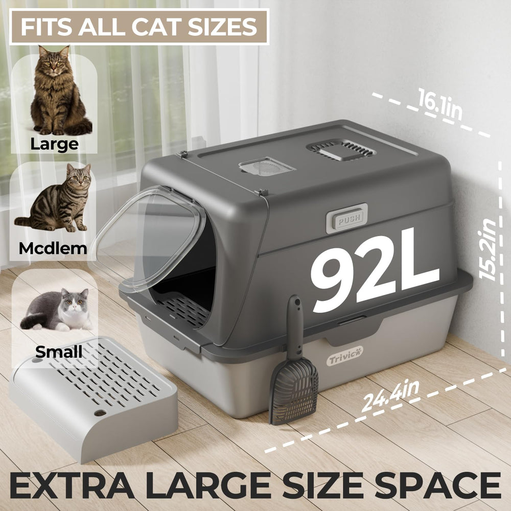 Trivico Litter Trap Step reduces litter tracking around the box