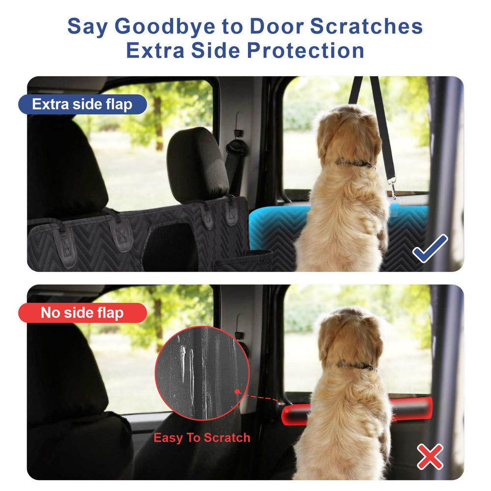 Trivlpet dog seat cover 400lb-capacity supports heavy pets safely.