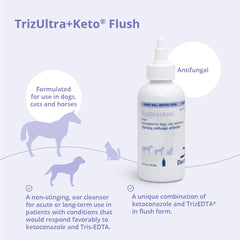 TrizUltra + Keto Flush horse ear and skin cleanser ready for multispecies care