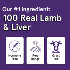 TRMC Air-dried lamb jerky bite-sized pieces for training and daily treats.