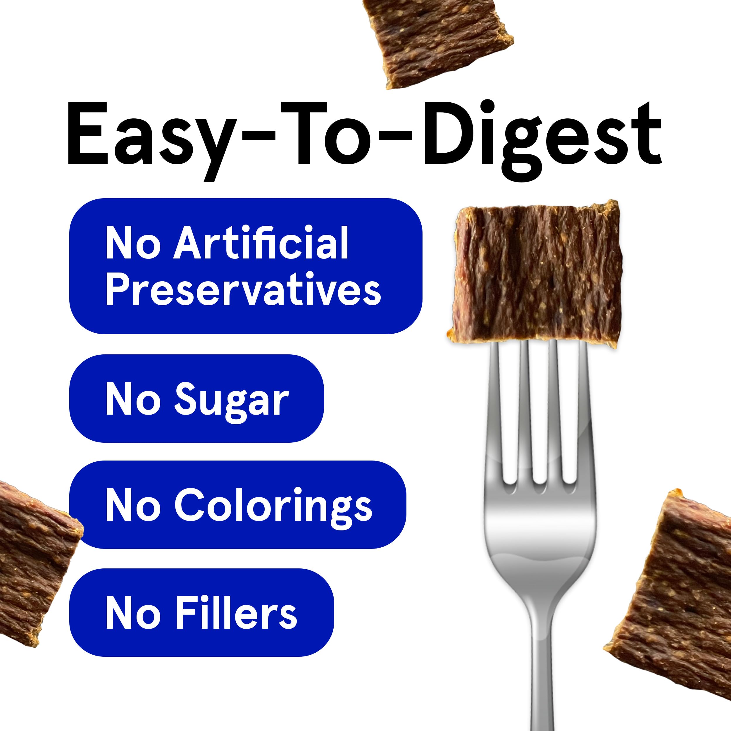 TRMC Grain-free dog treats support easy digestion and comfort for sensitive tummies.