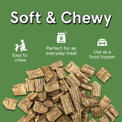 TRMC Grain-free Tiny Trainer Bites ingredients list for easy digestion
