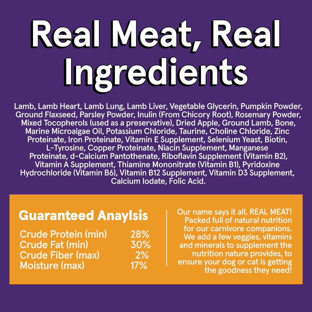 TRMC Premium Holistic Lamb Dog Food illustrating balanced nutrition across life stages