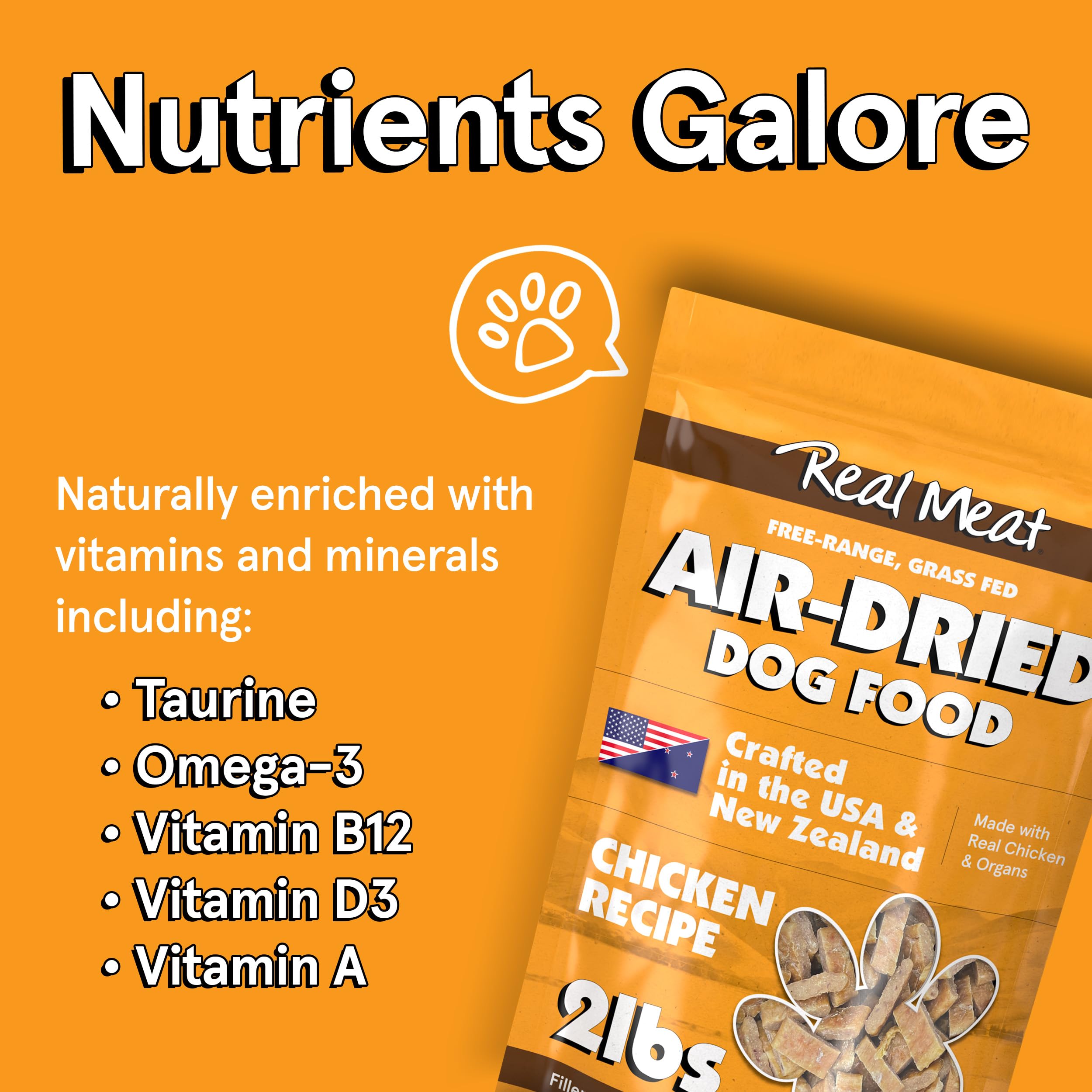 TRMC small-bite dog food pieces ready for easy meal times.