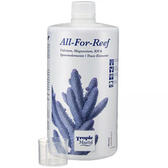 Tropic Marin All For Reef bottle front highlighting calcium and trace elements for coral health