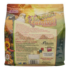 Tropical Carnival Gourmet Large Hookbill ingredient variety highlights balanced nutrition.