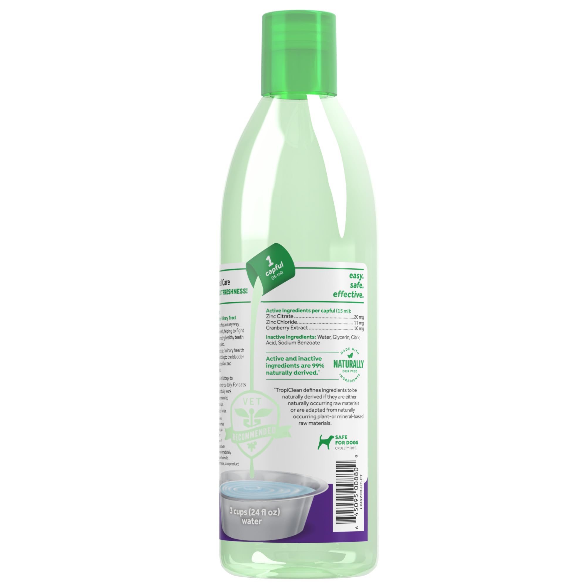 TropiClean aplicación diaria del agua dental para gatos sin cepillo