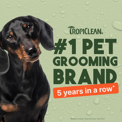 Colonia acondicionadora TropiClean para pelaje de perros, aroma tropical