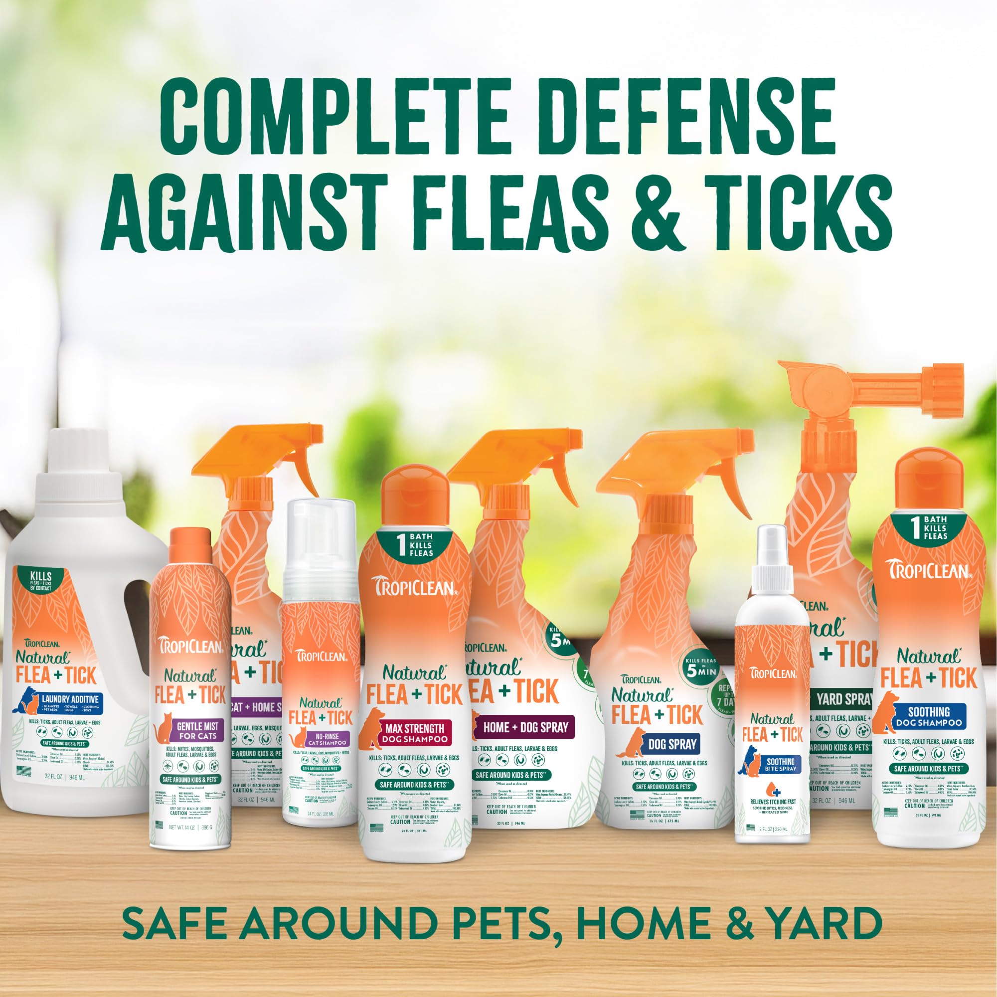 TropiClean dogs-cats-friendly-use image demonstrating versatile spray for pets.