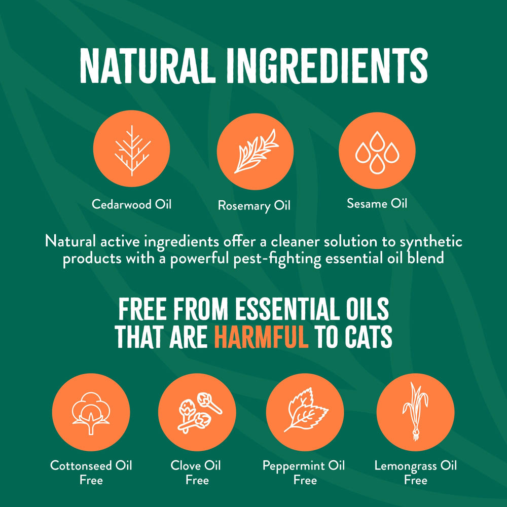 TropiClean lemongrass-oil image emphasizes long-lasting repellent properties for outdoor areas.