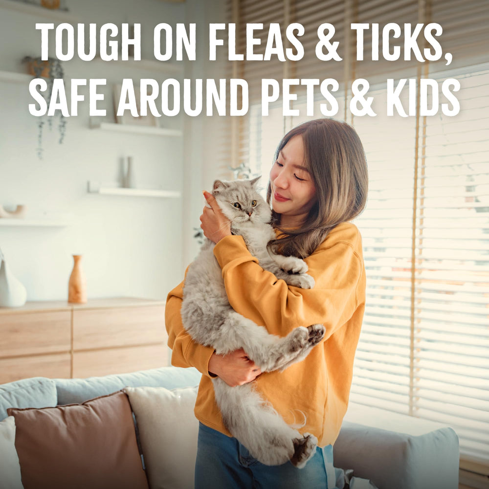 TropiClean safe-around-pets highlights suitability for homes with other pets and kids.