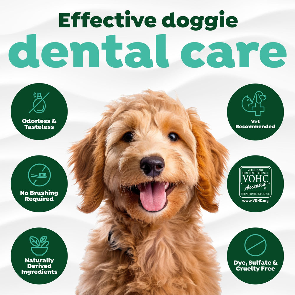 TropiClean Fresh Breath Water Additive dosis para estómagos sensibles
