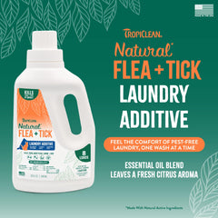 TropiClean on blankets and pet beds safe for pets and soft fabrics