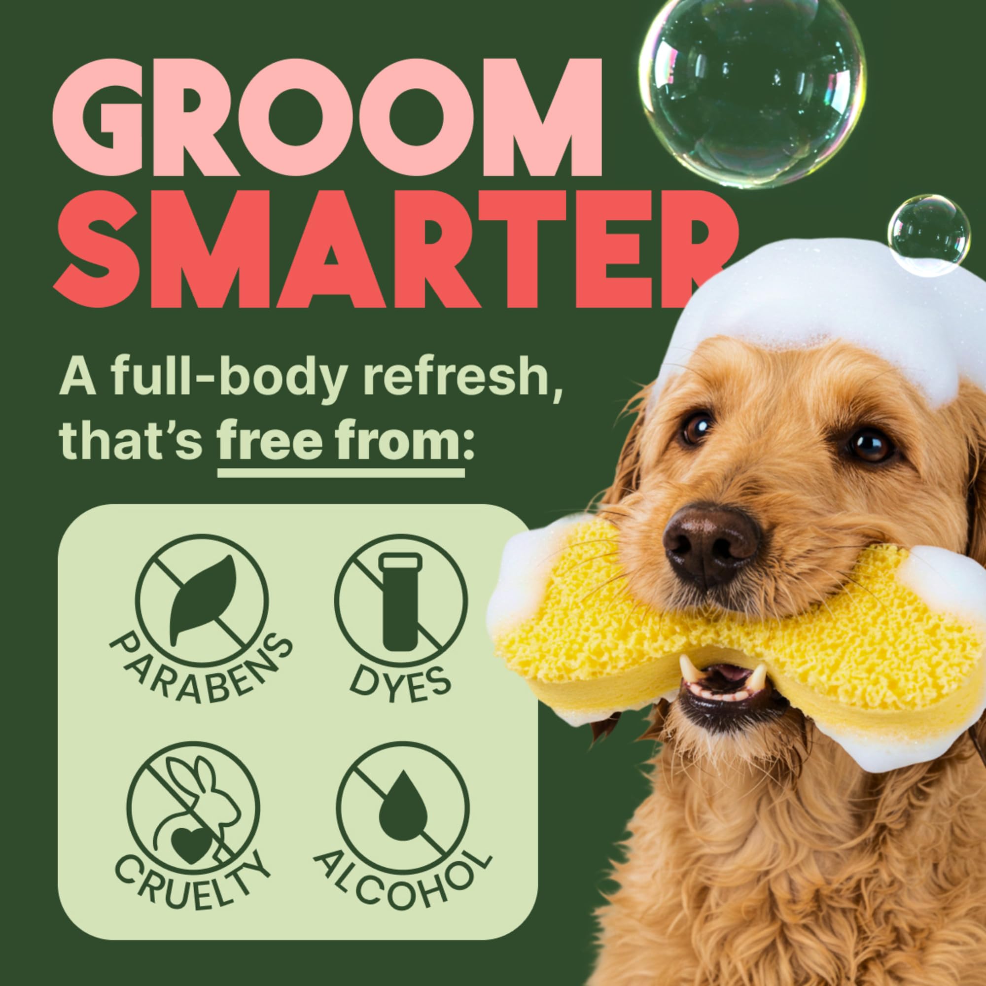 TropiClean made-in-usa seal on packaging signals trusted grooming heritage.