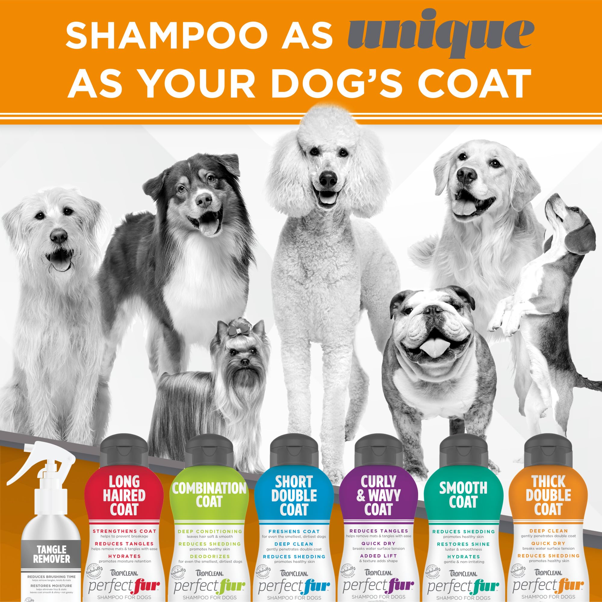 TropiClean Perfect Fur puppy-safe application demonstrates gentle grooming options