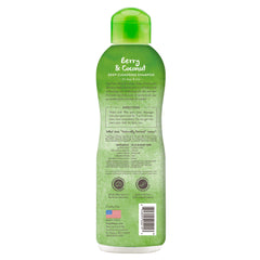 TropiClean champú para perros, aroma a bayas y durabilidad de la fragancia.