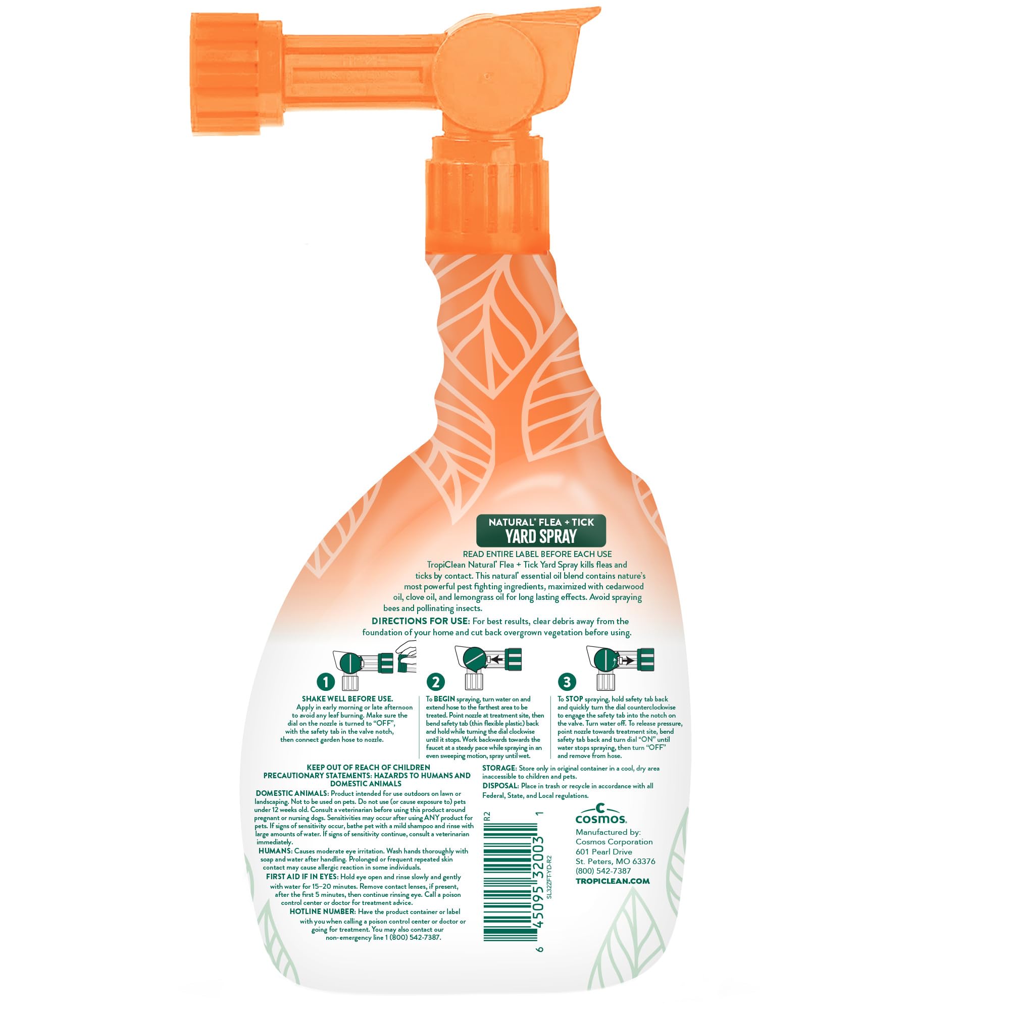 TropiClean timed-application on lawn supports regular outdoor protection.