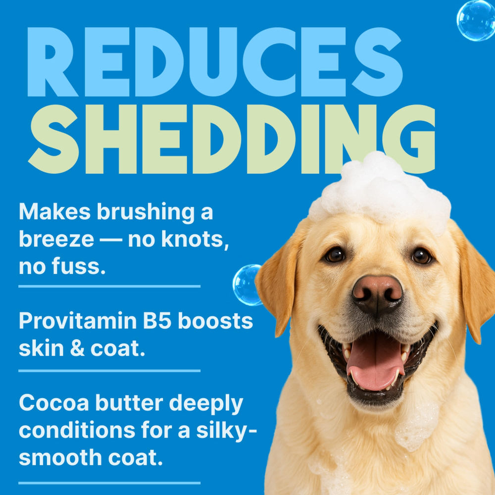 TropiClean USA-made label highlights puppy-safe, quality grooming.