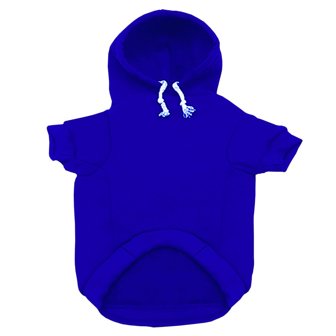 Trudz PET Security dog hoodie blue side detail highlights durable stitching