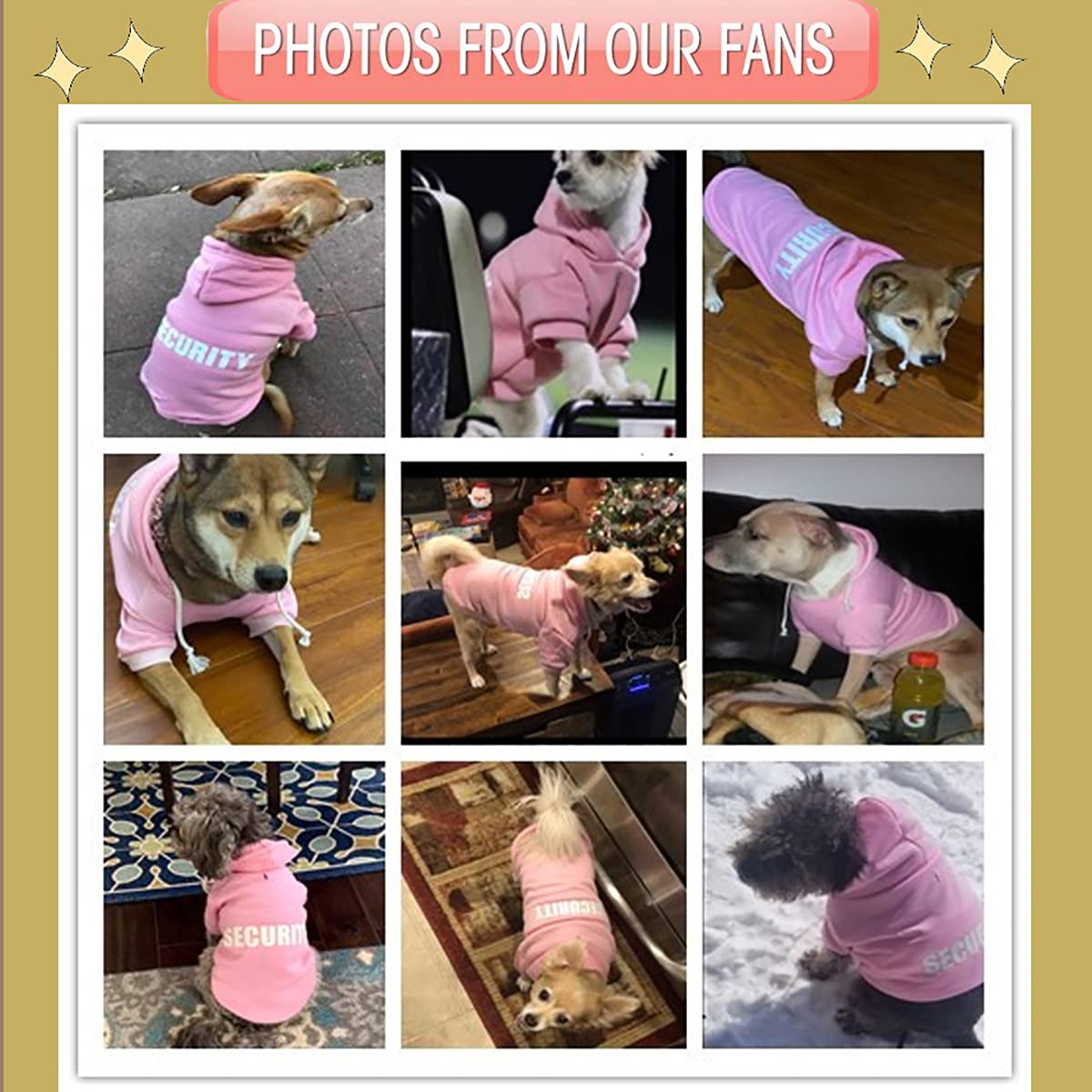 Trudz PET Security Dog Hoodie hood closure and design for easy wear